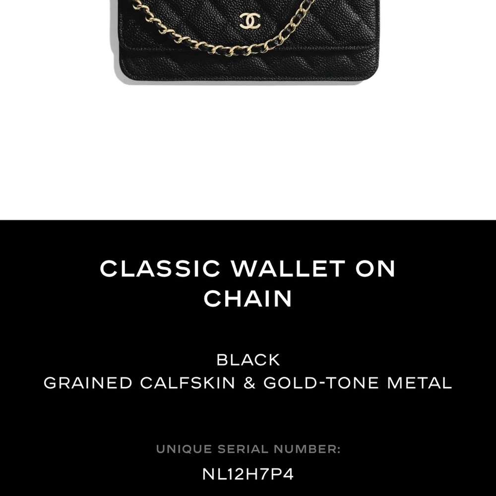 Chanel Classic Wallet on Chain